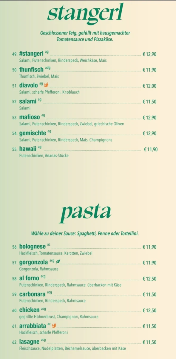 Speisekarte photo 2