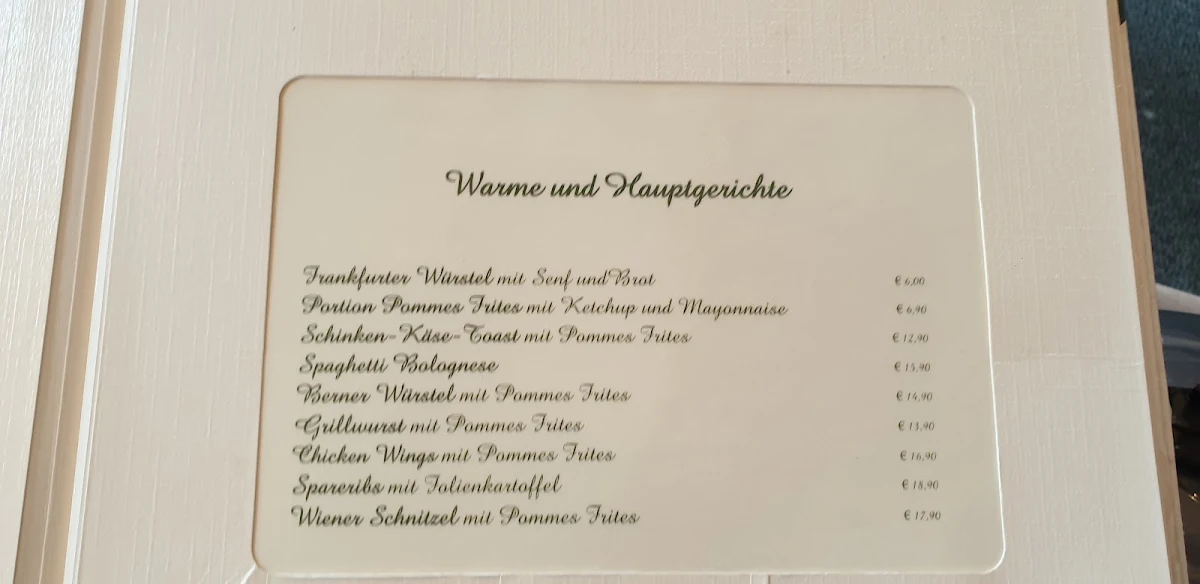 Speisekarte photo 1