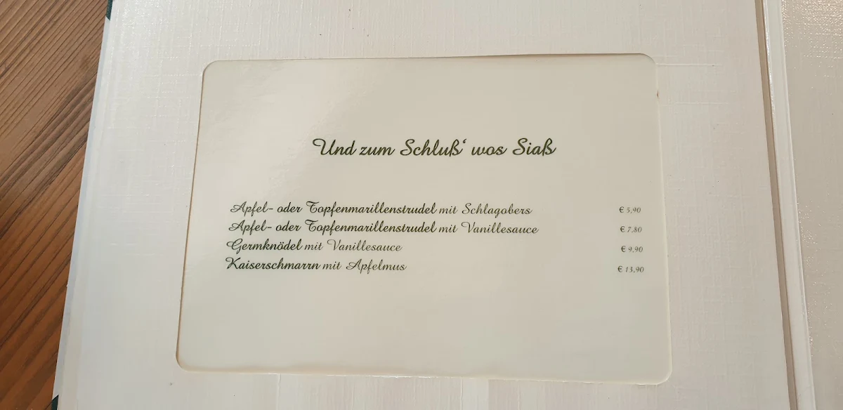 Speisekarte photo 2