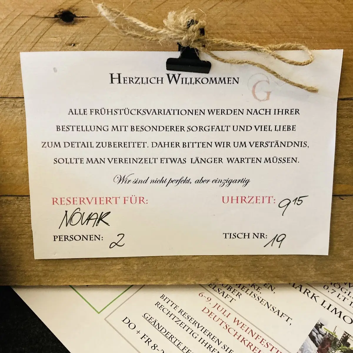 Speisekarte photo 2