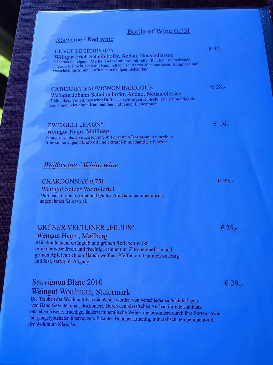 Speisekarte photo 3