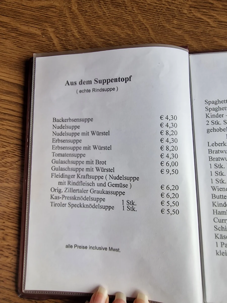 Speisekarte photo 5