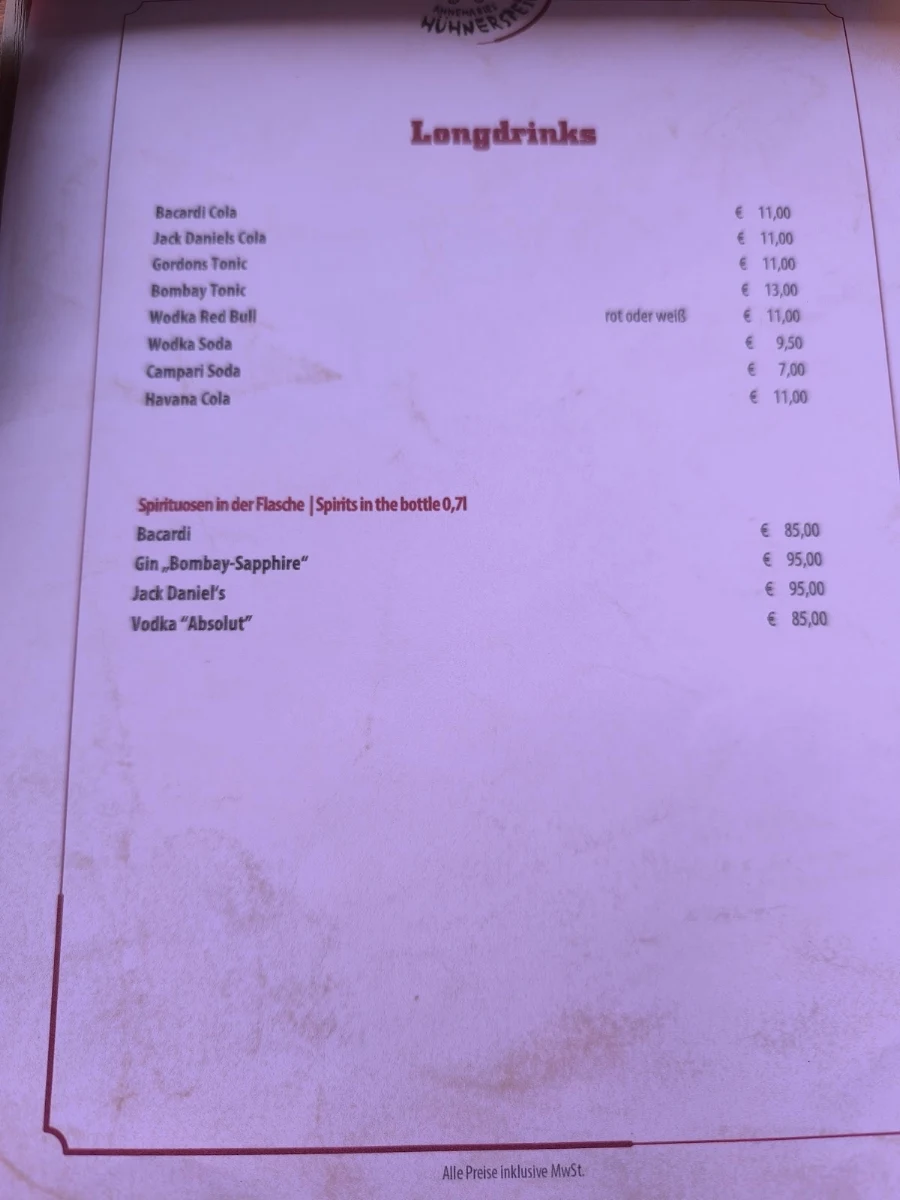 Speisekarte photo 4