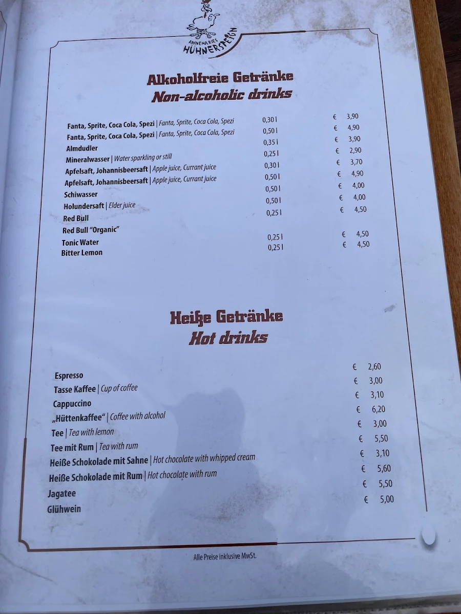 Speisekarte photo 5