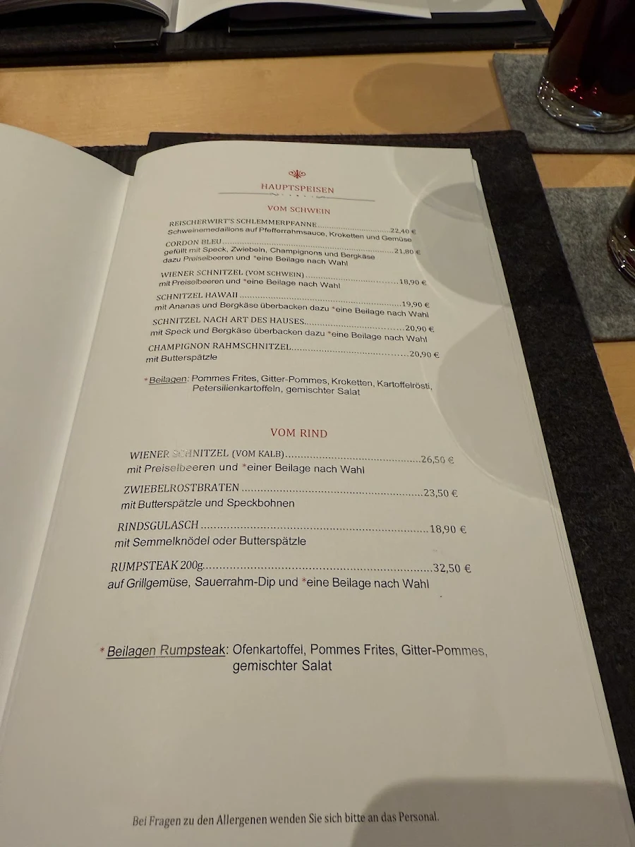 Speisekarte photo 1