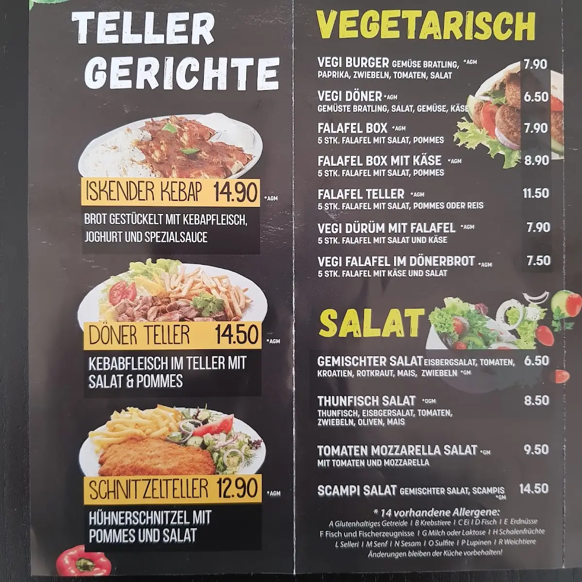 Speisekarte photo 1