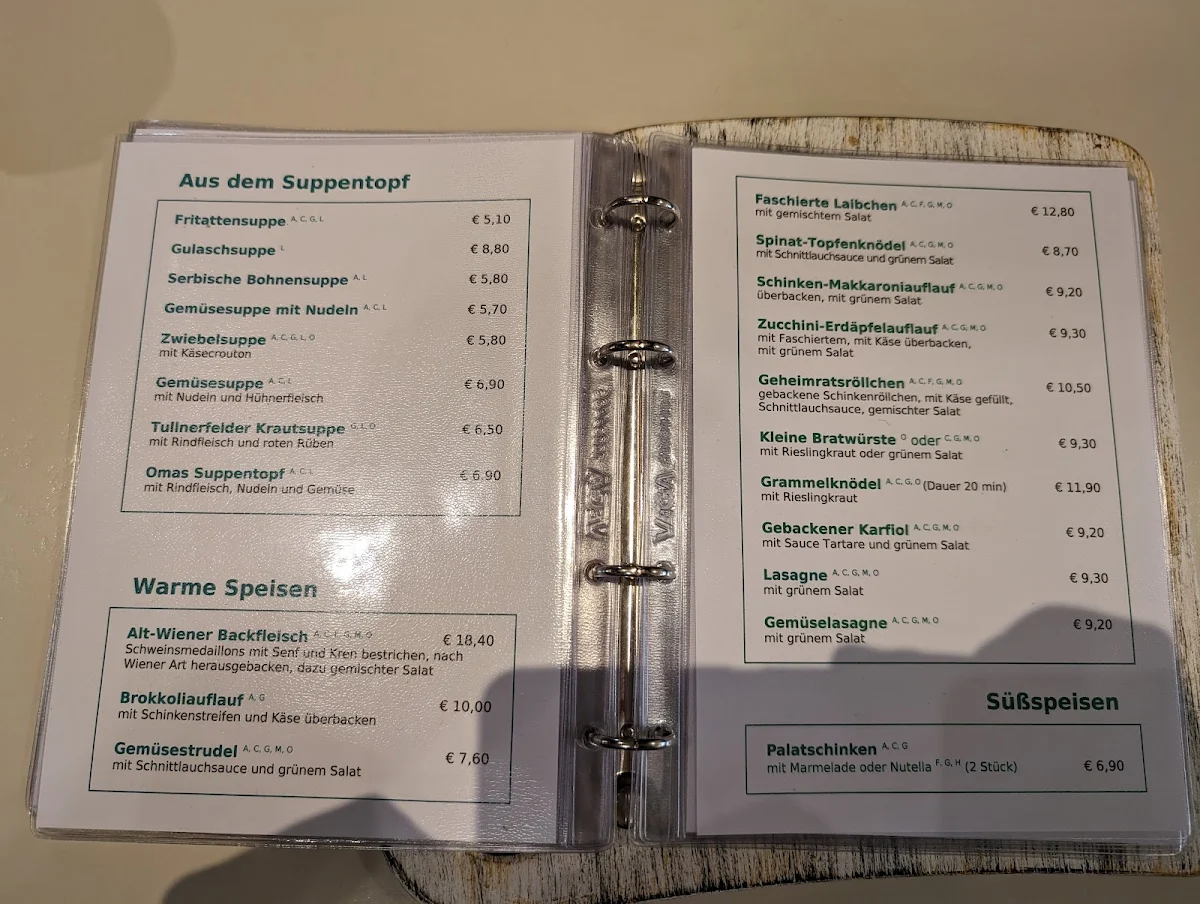 Speisekarte photo 1