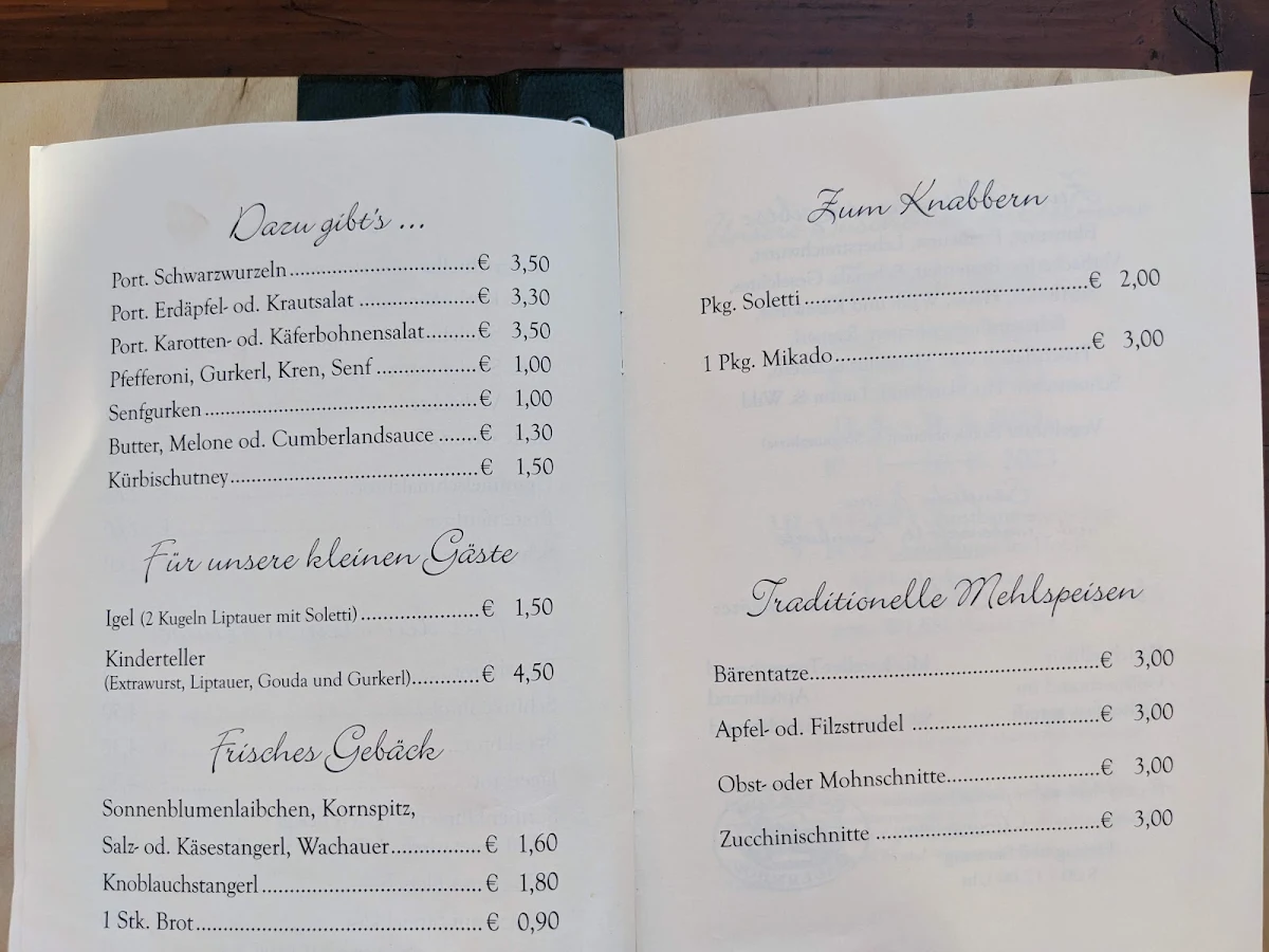 Speisekarte photo 5