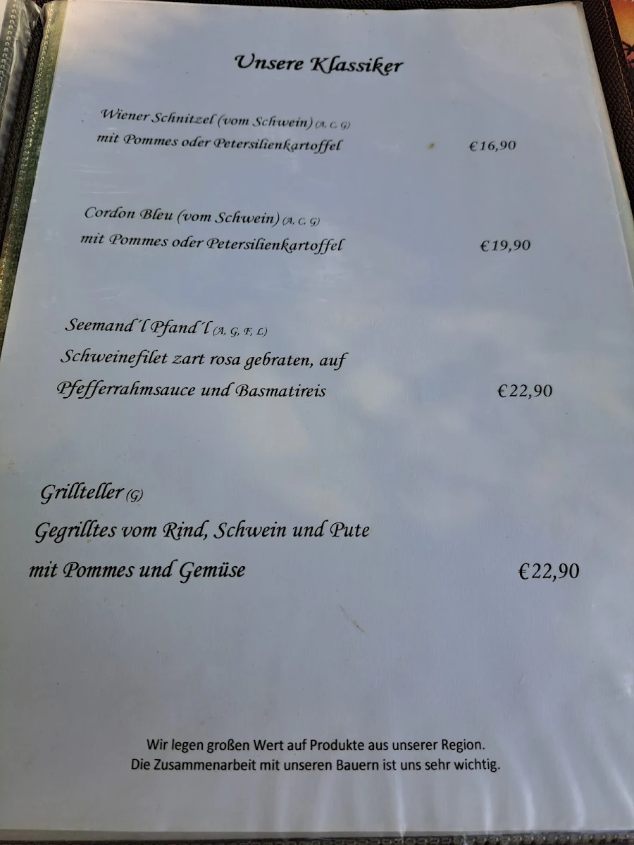 Speisekarte photo 1