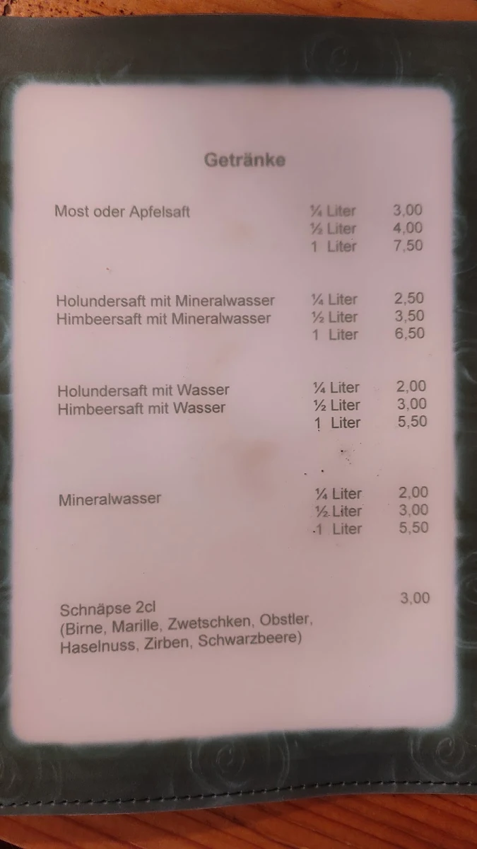 Speisekarte photo 2