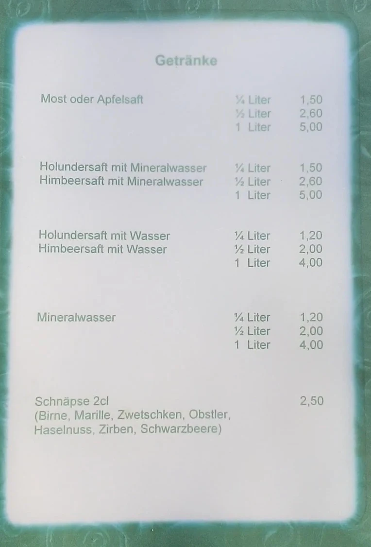 Speisekarte photo 5