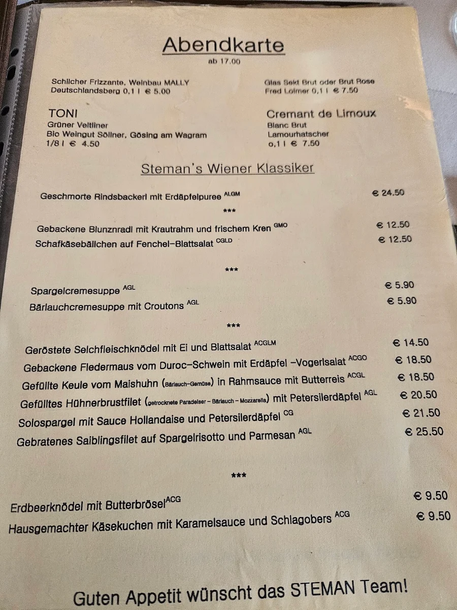 Speisekarte photo 3