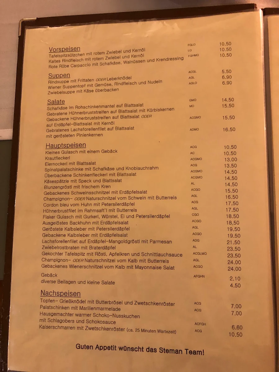 Speisekarte photo 5