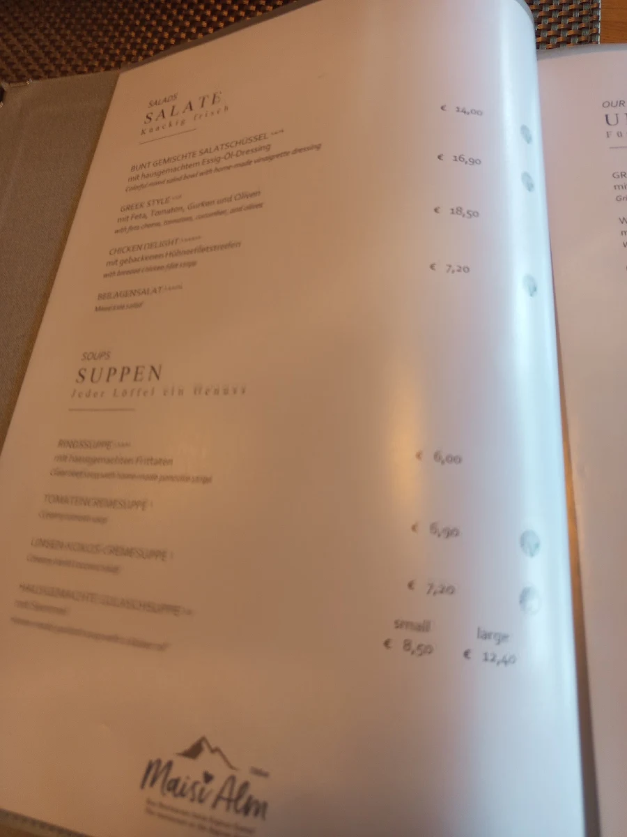 Speisekarte photo 5