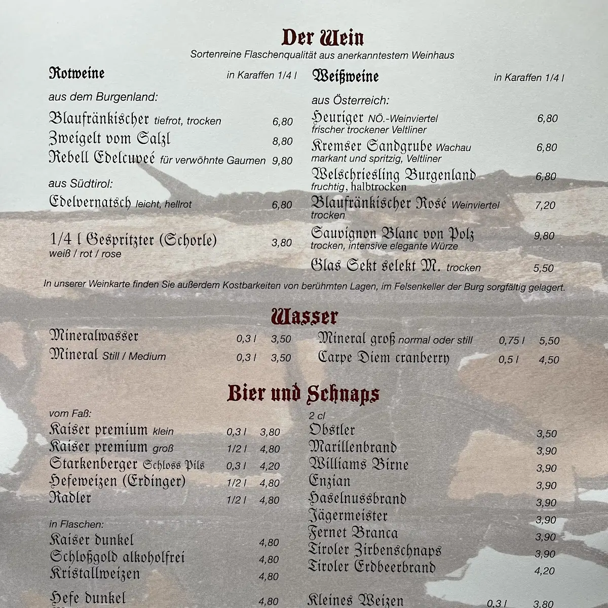 Speisekarte photo 3