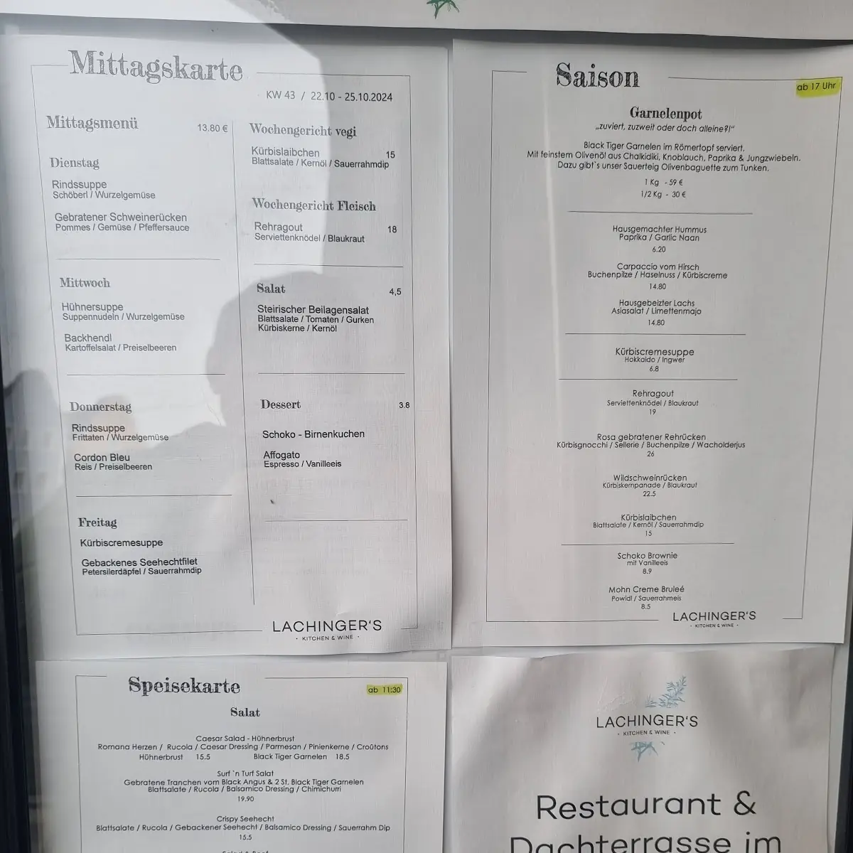 Speisekarte photo 1