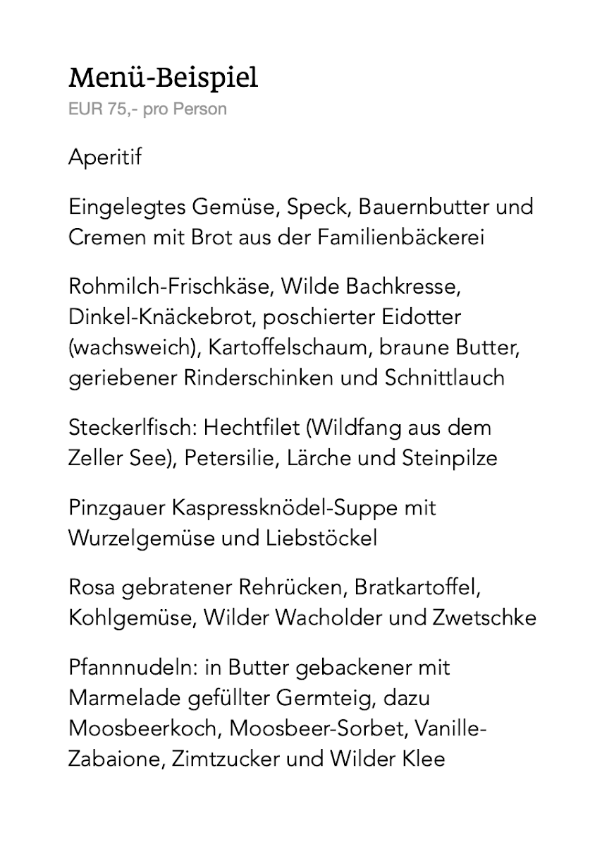 Speisekarte photo 1