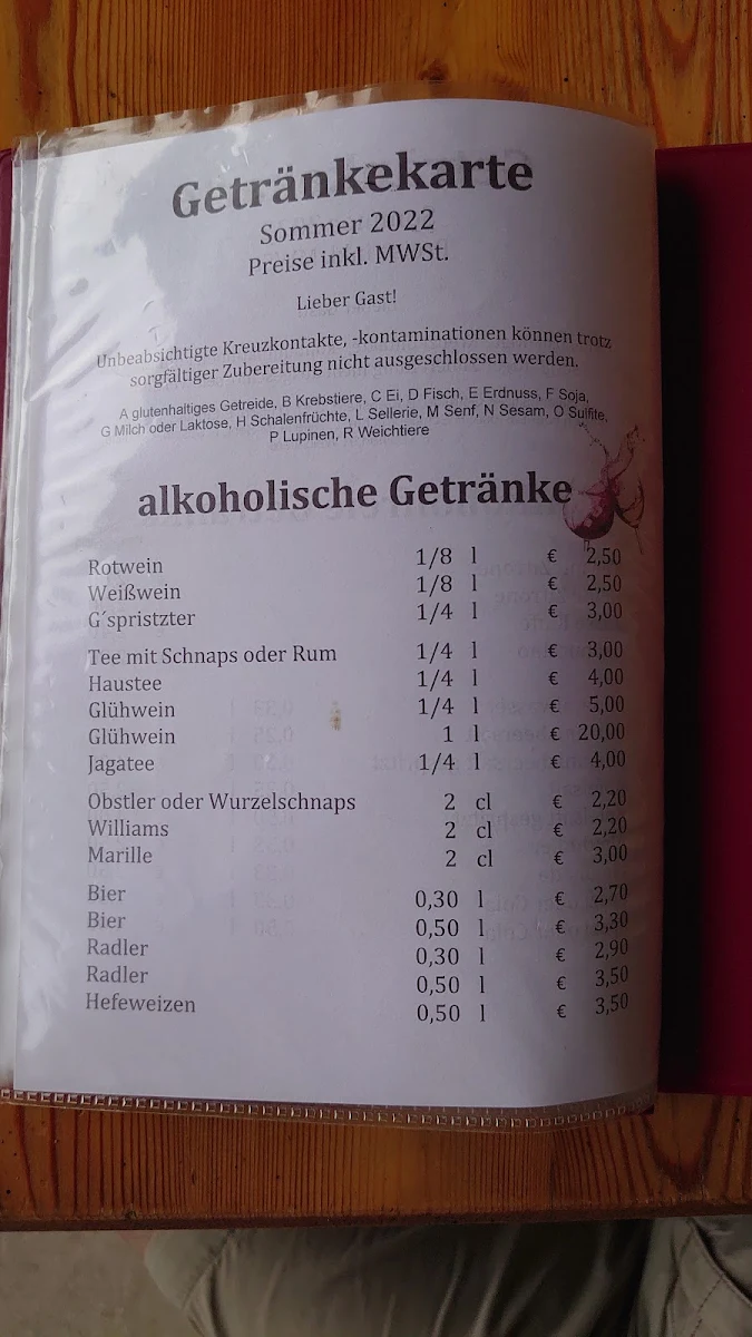 Speisekarte photo 2