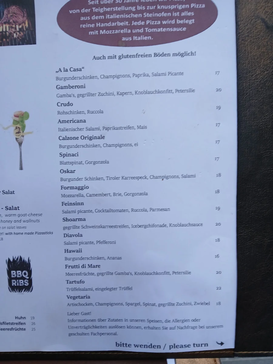 Speisekarte photo 5