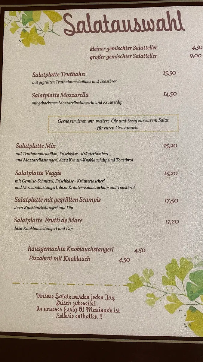 Speisekarte photo 1