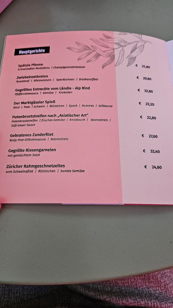 Speisekarte photo 1