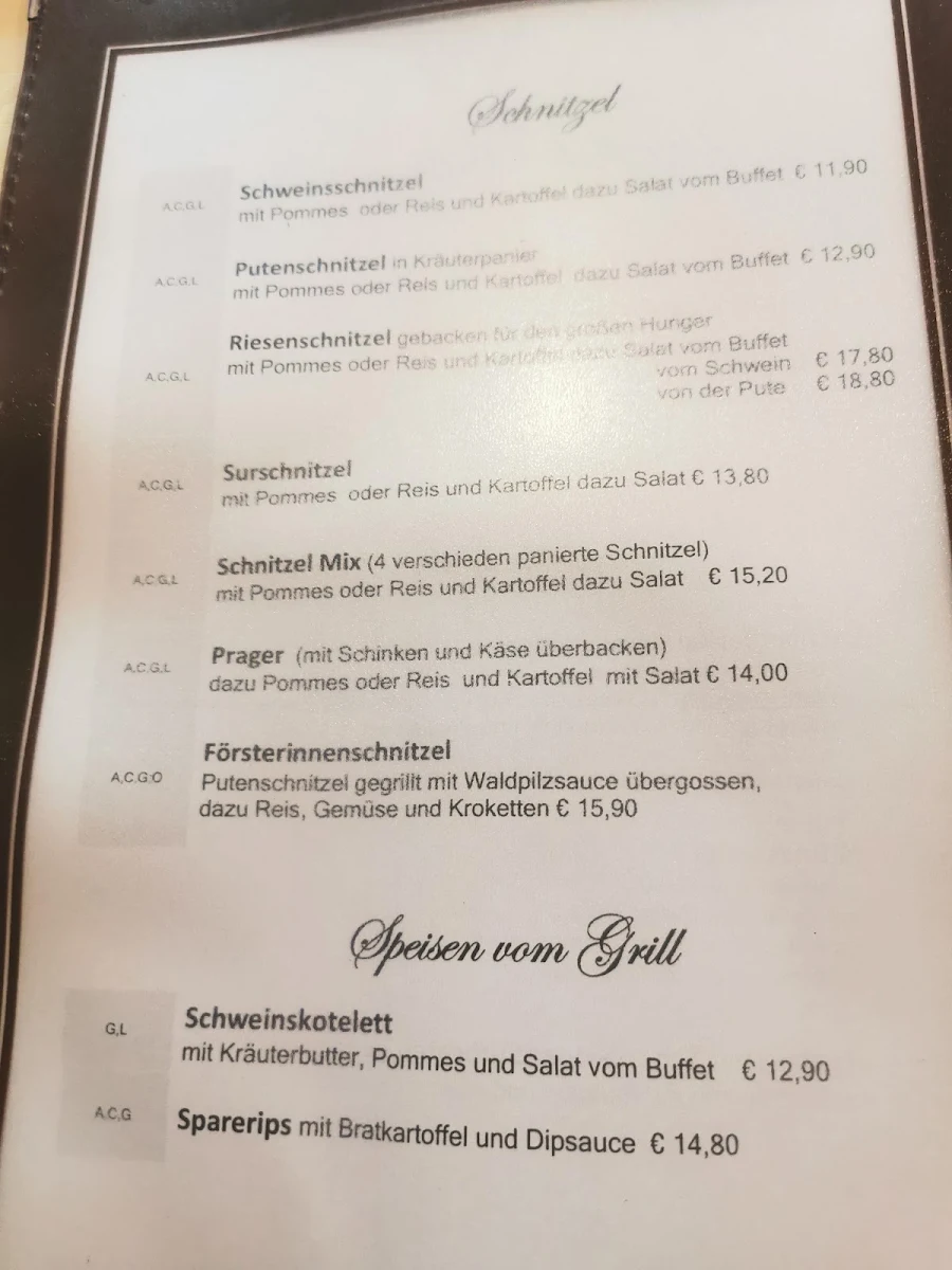 Speisekarte photo 1