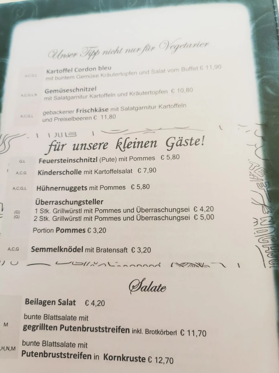 Speisekarte photo 2