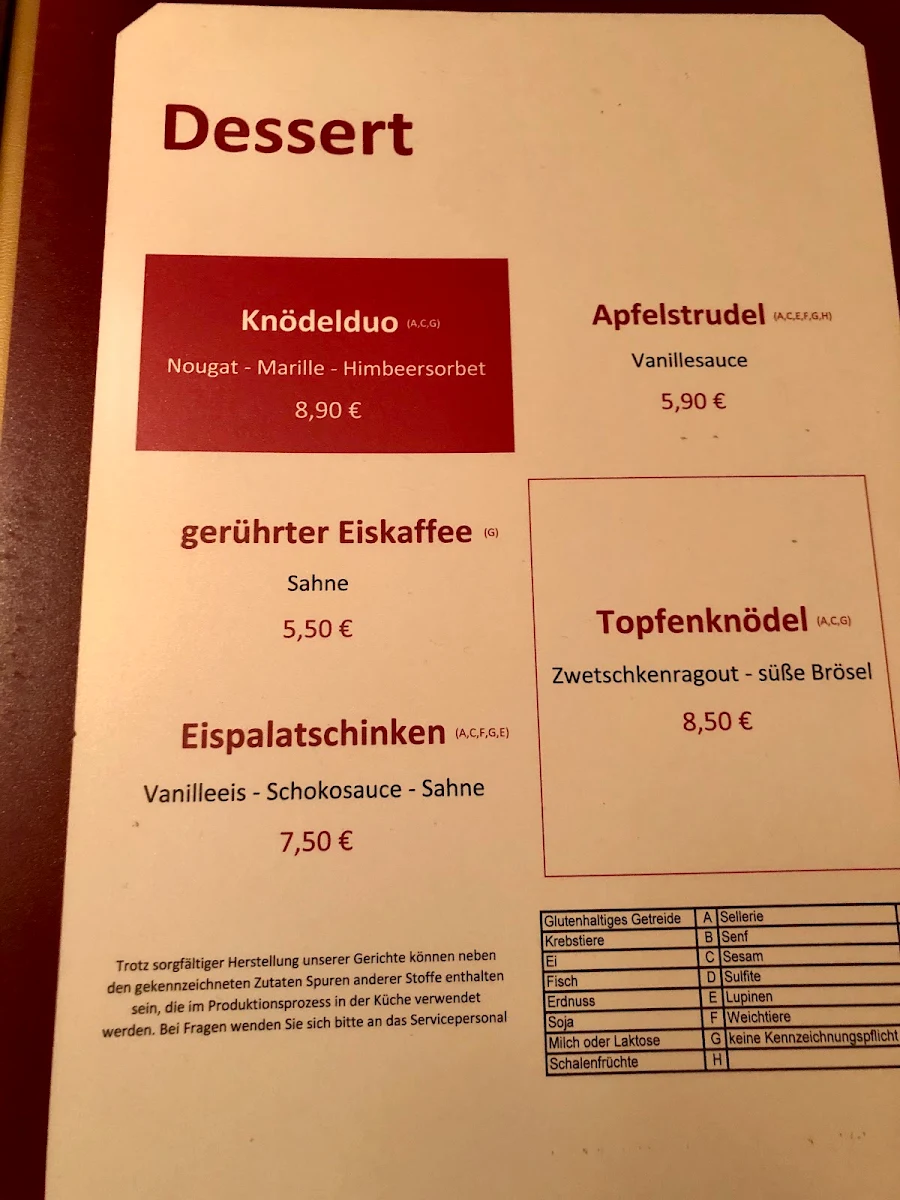 Speisekarte photo 10