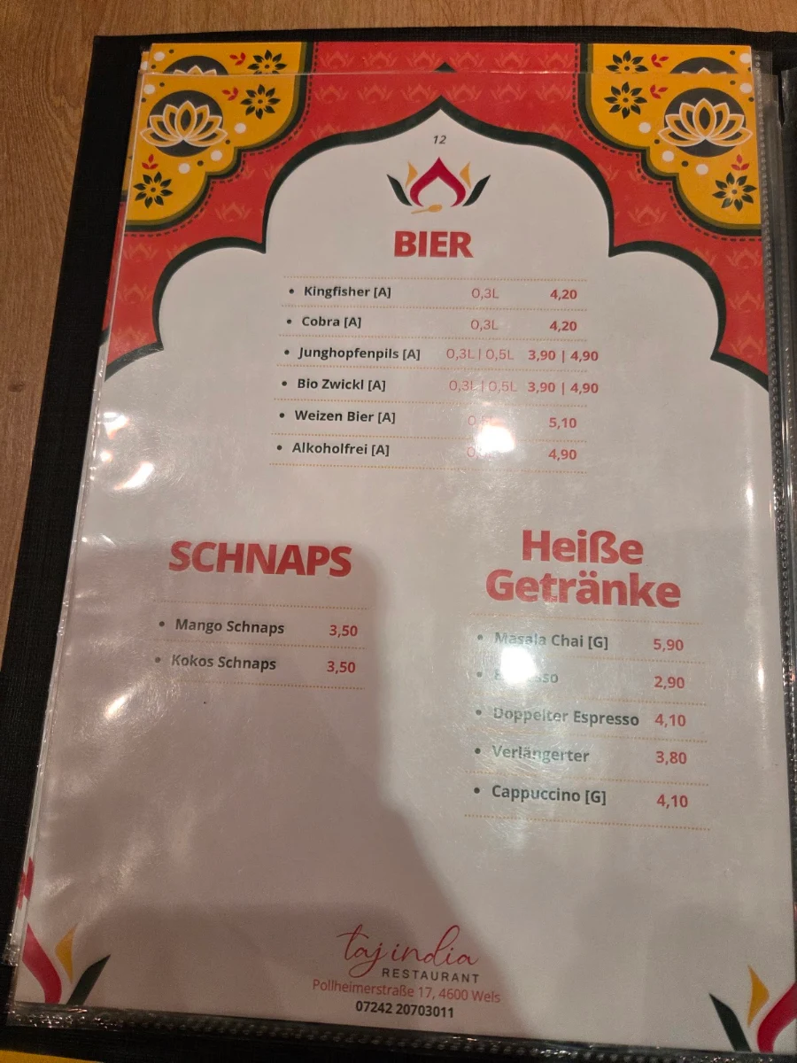 Speisekarte photo 2