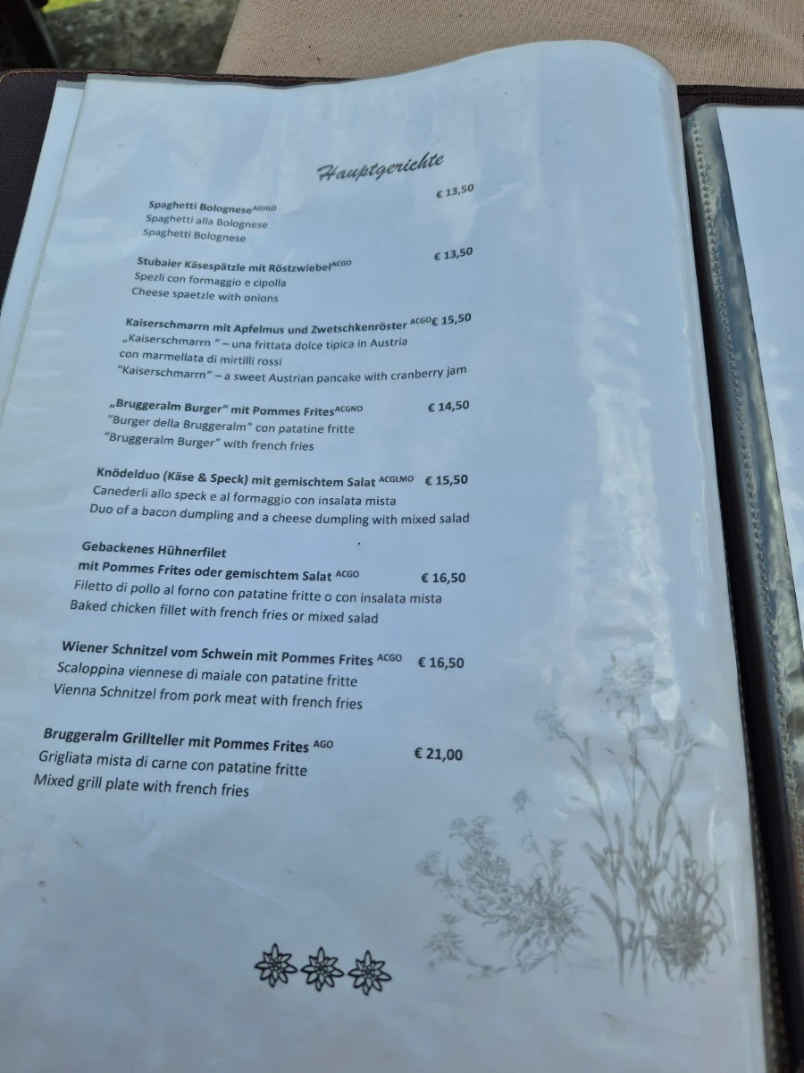 Speisekarte photo 2