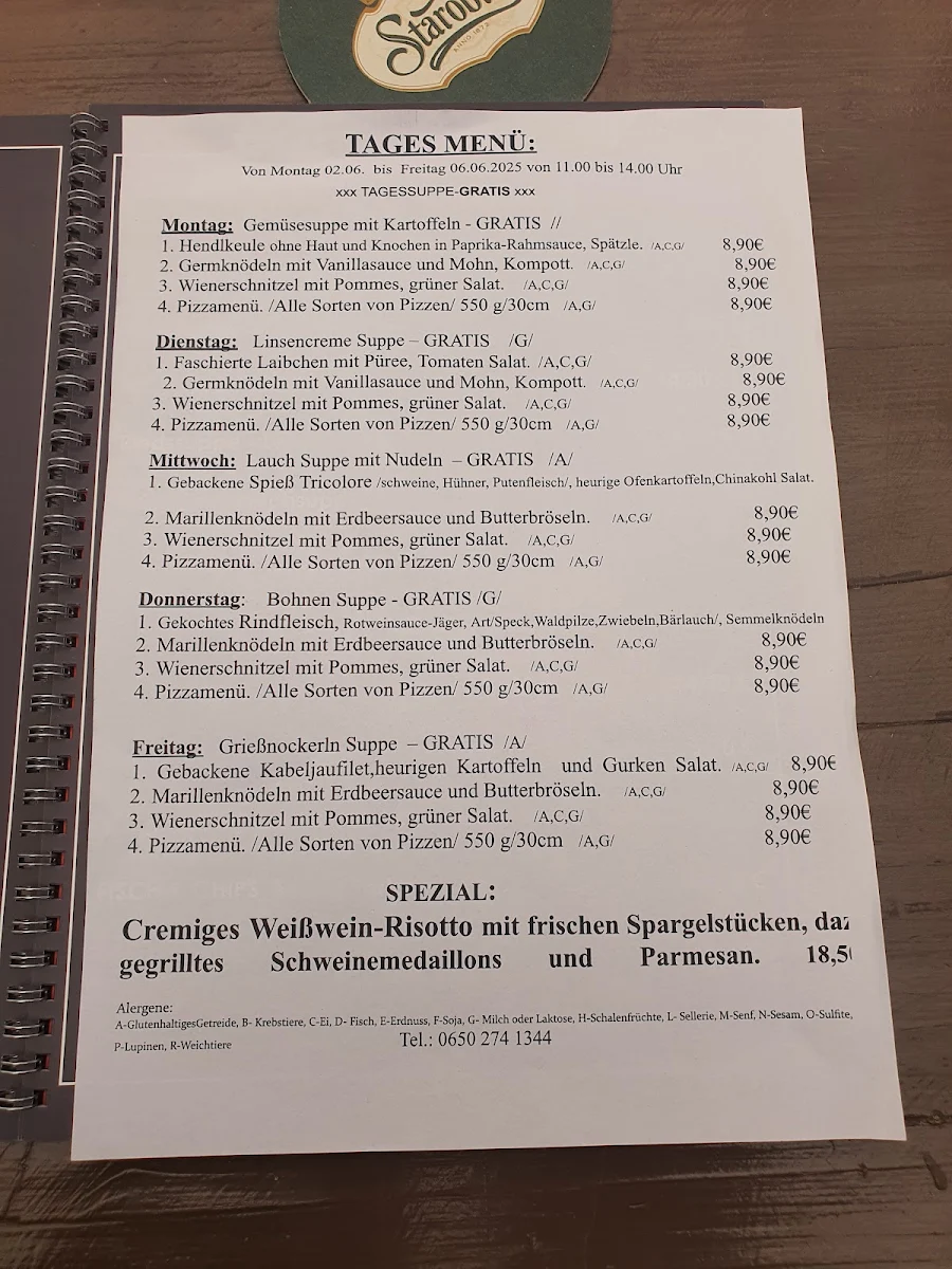 Speisekarte photo 2