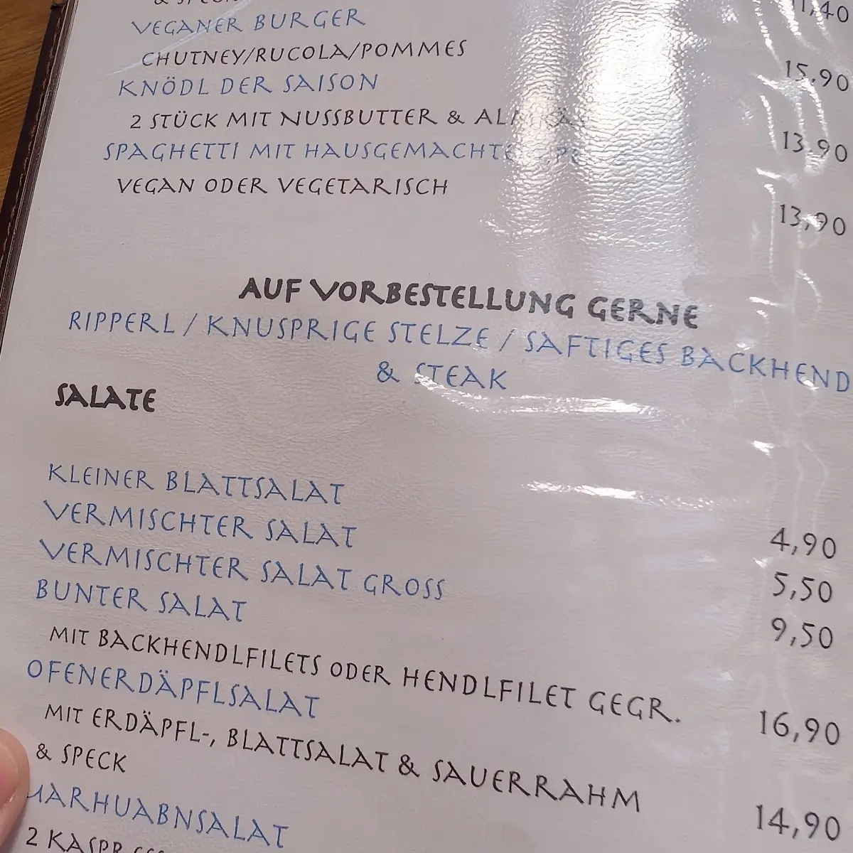 Speisekarte photo 2