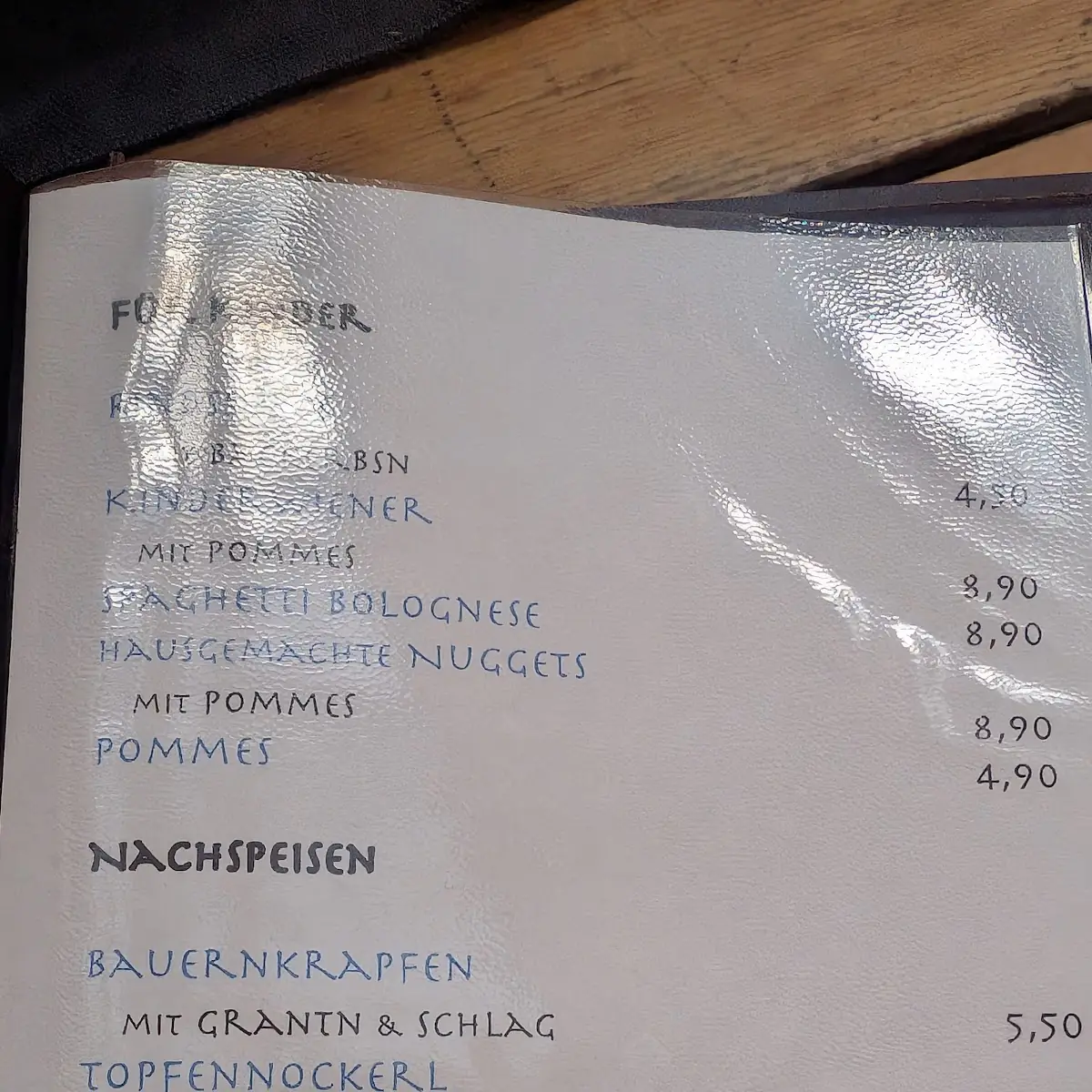 Speisekarte photo 3
