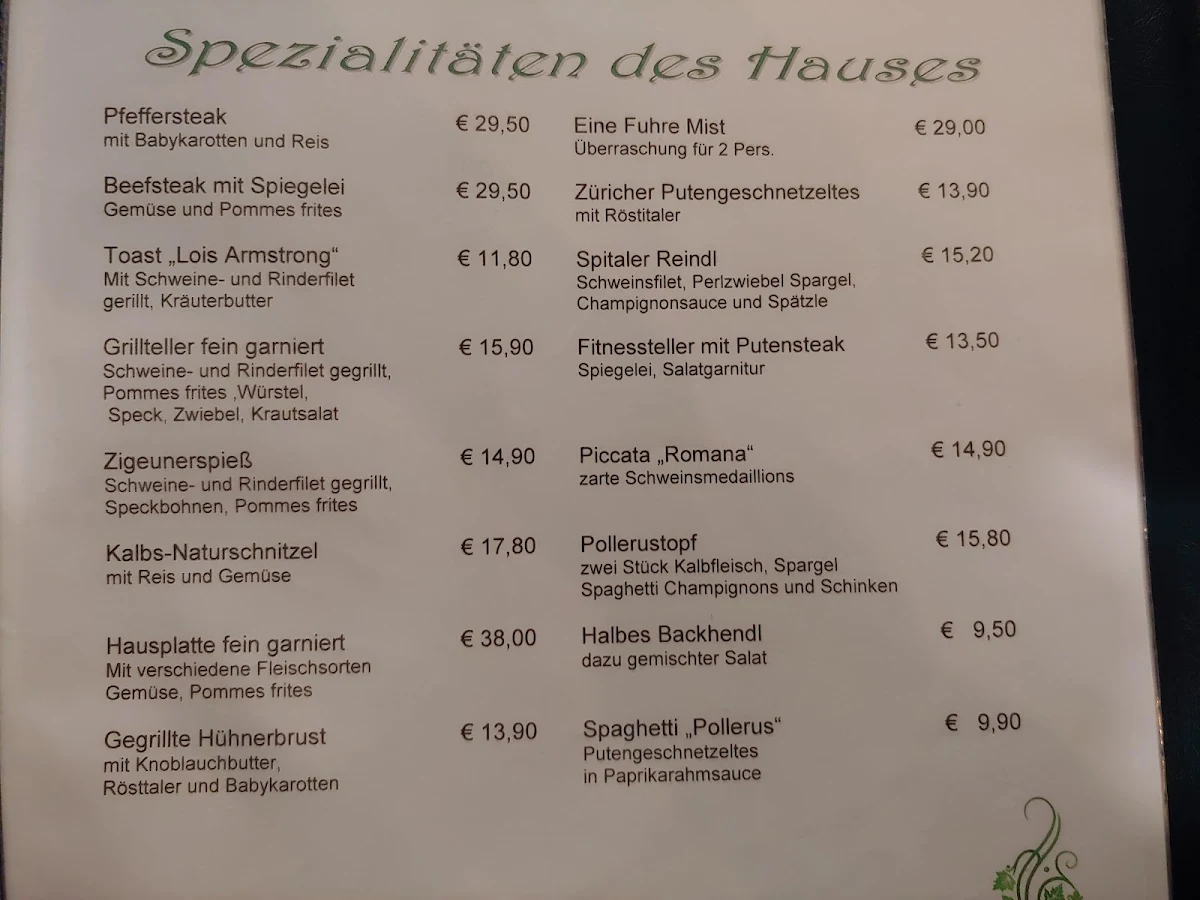 Speisekarte photo 2