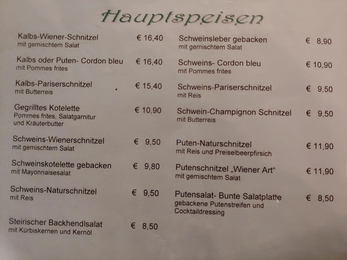 Speisekarte photo 3