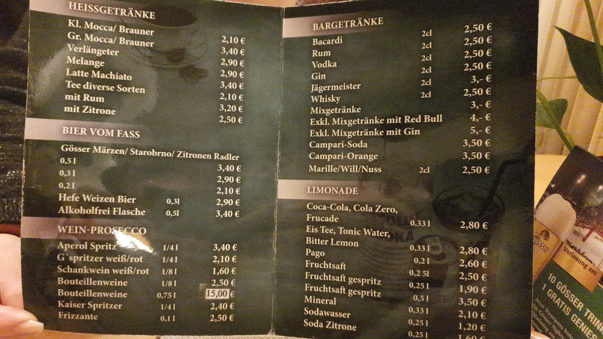 Speisekarte photo 1