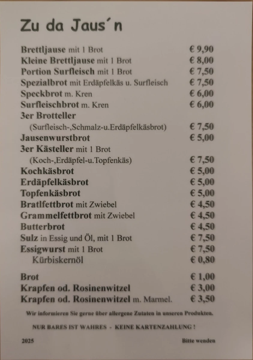 Speisekarte photo 5