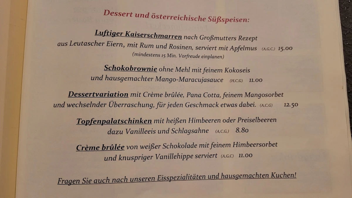 Speisekarte photo 1