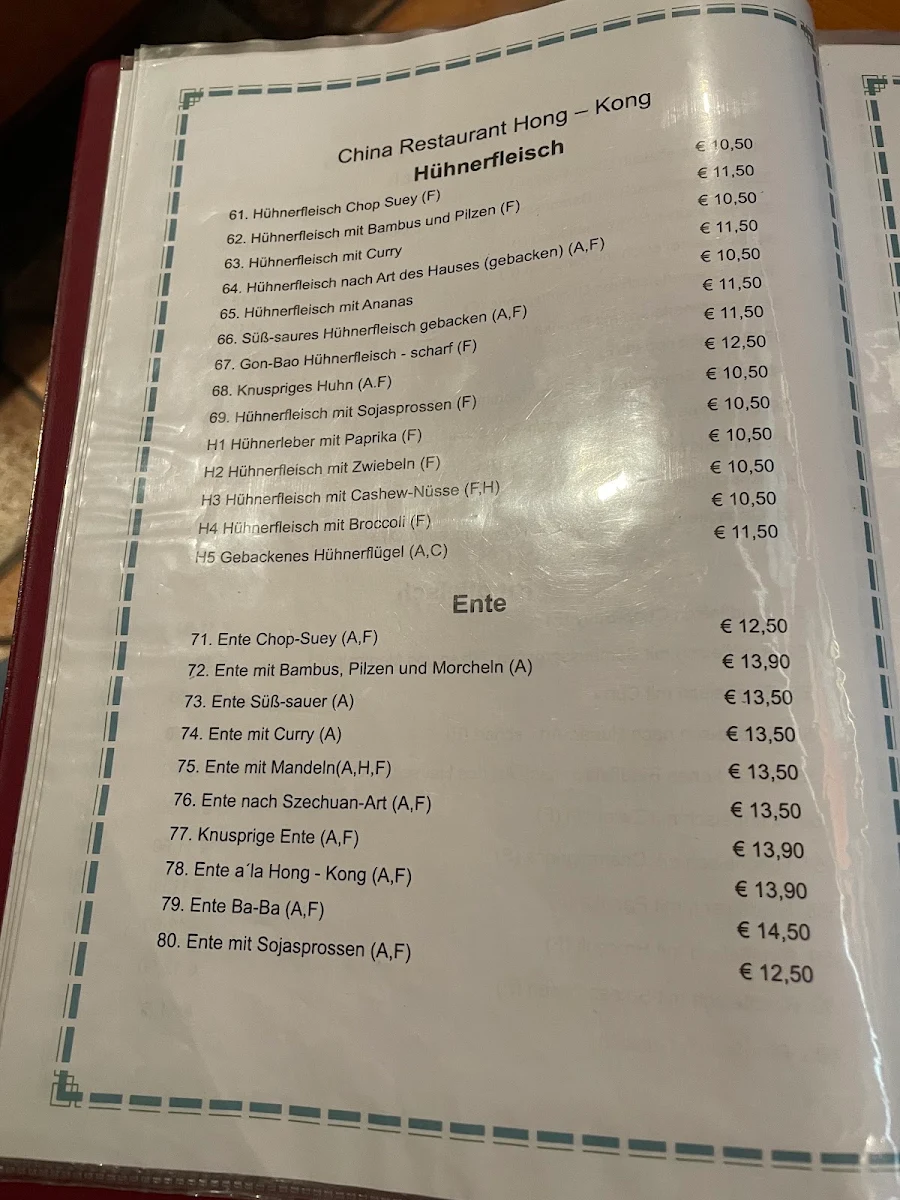 Speisekarte photo 2