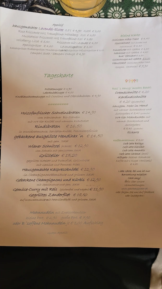 Speisekarte photo 2
