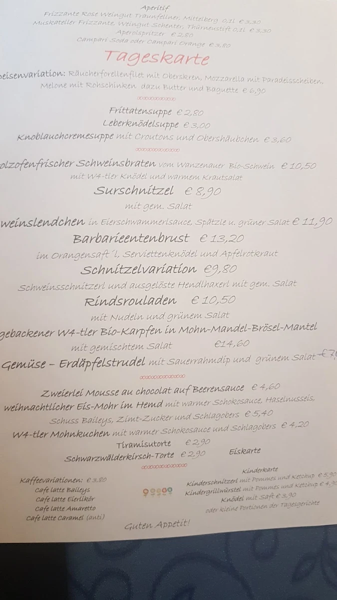 Speisekarte photo 4