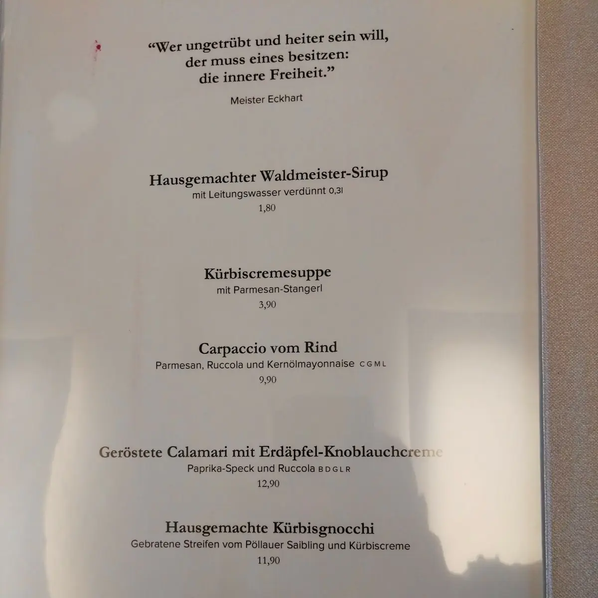 Speisekarte photo 4
