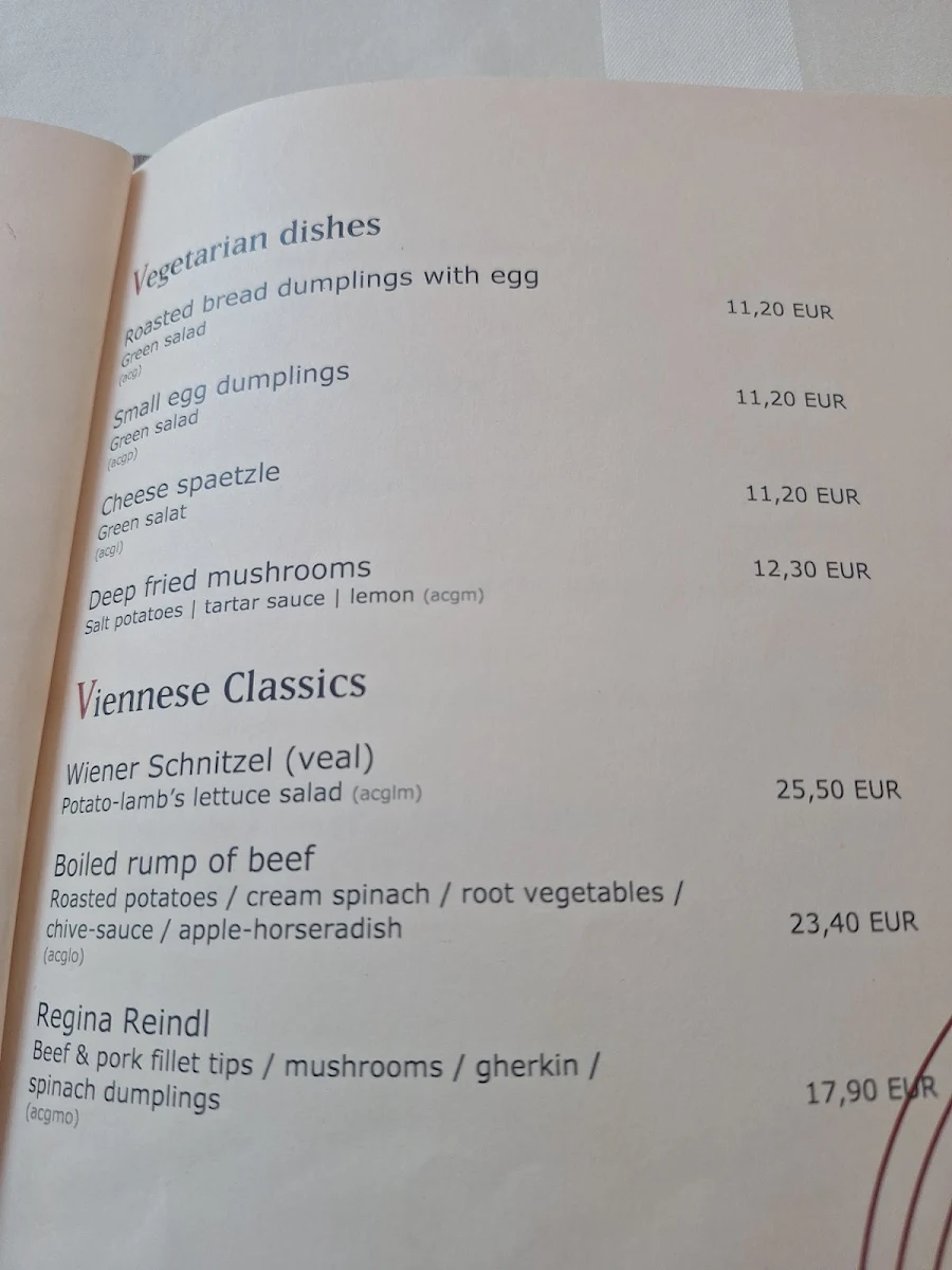 Speisekarte photo 2
