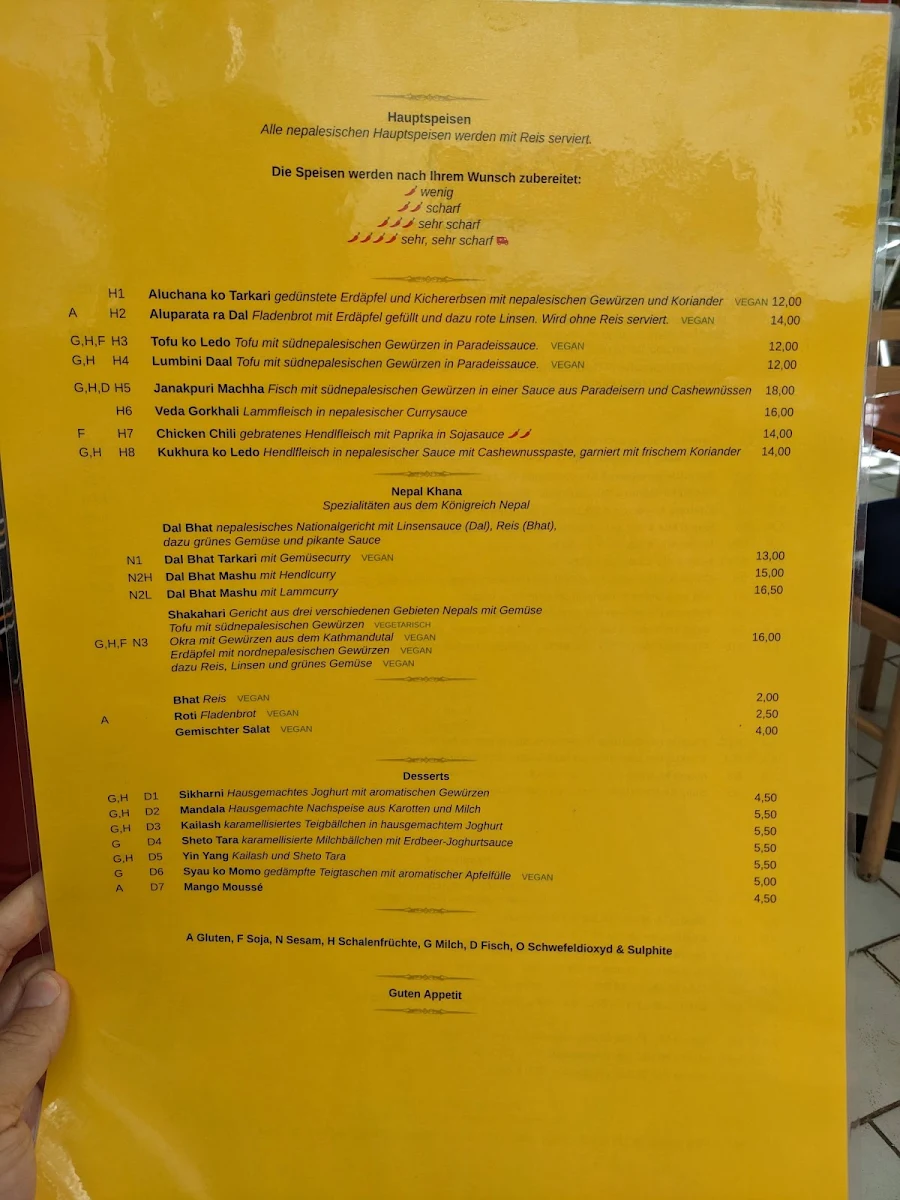 Speisekarte photo 1