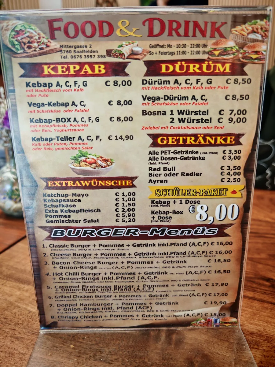 Speisekarte photo 3