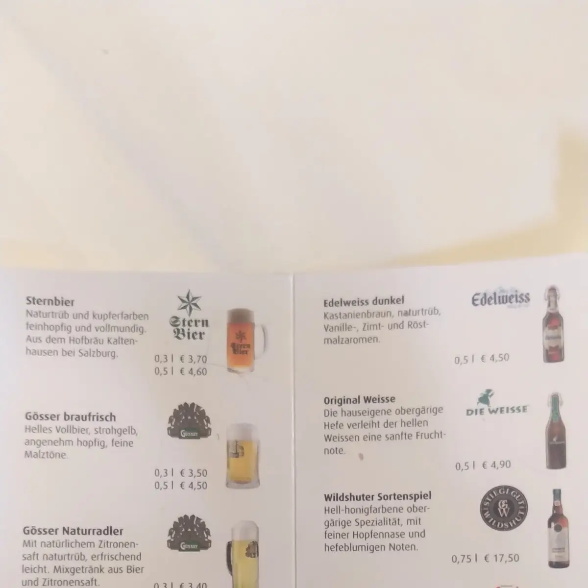 Speisekarte photo 6