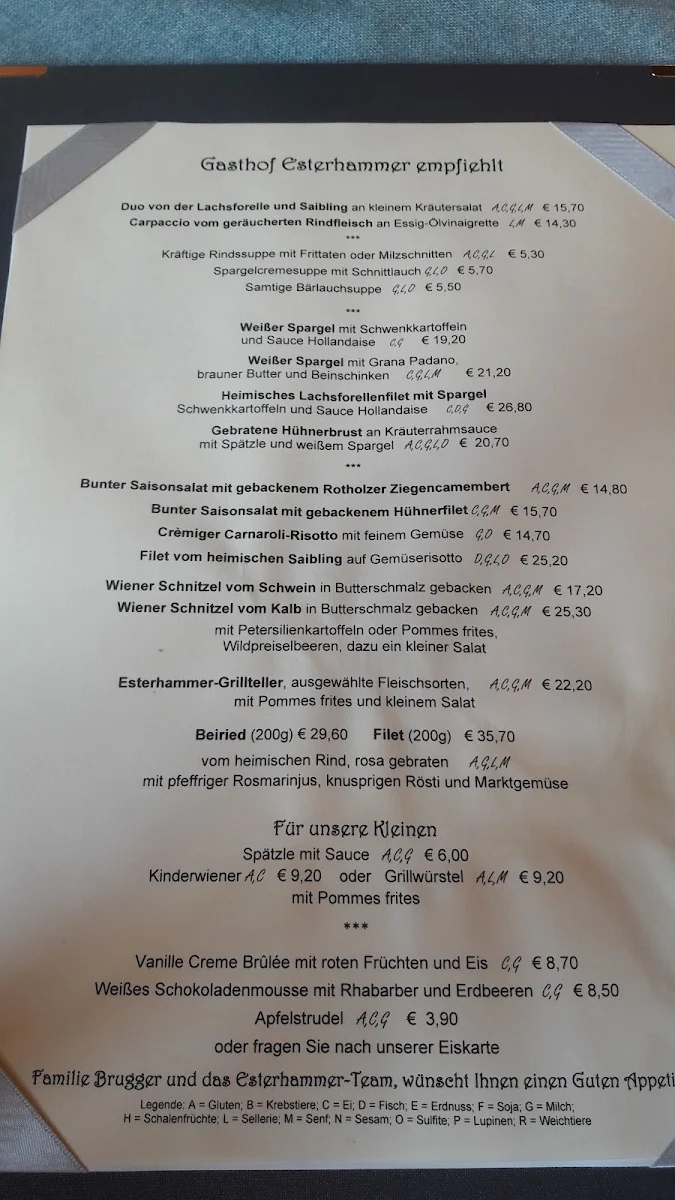 Speisekarte photo 1