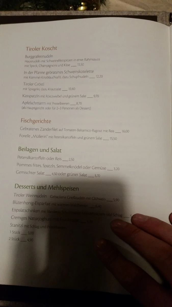 Speisekarte photo 4