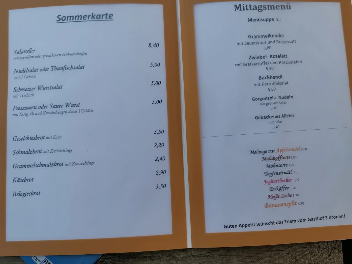 Speisekarte photo 3