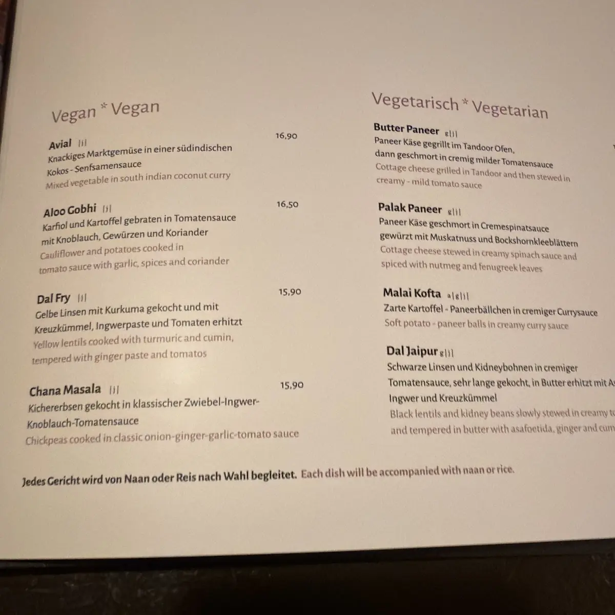 Speisekarte photo 10